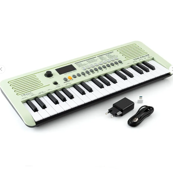 TECLADO 37 NOTAS VERDE TONIC TON-Color