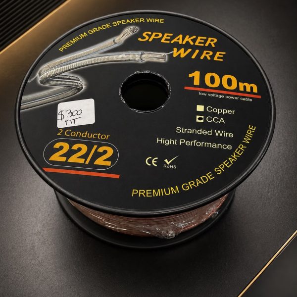 Cable Paralelo Transparente CCA 2x22 rollo de 100 mts